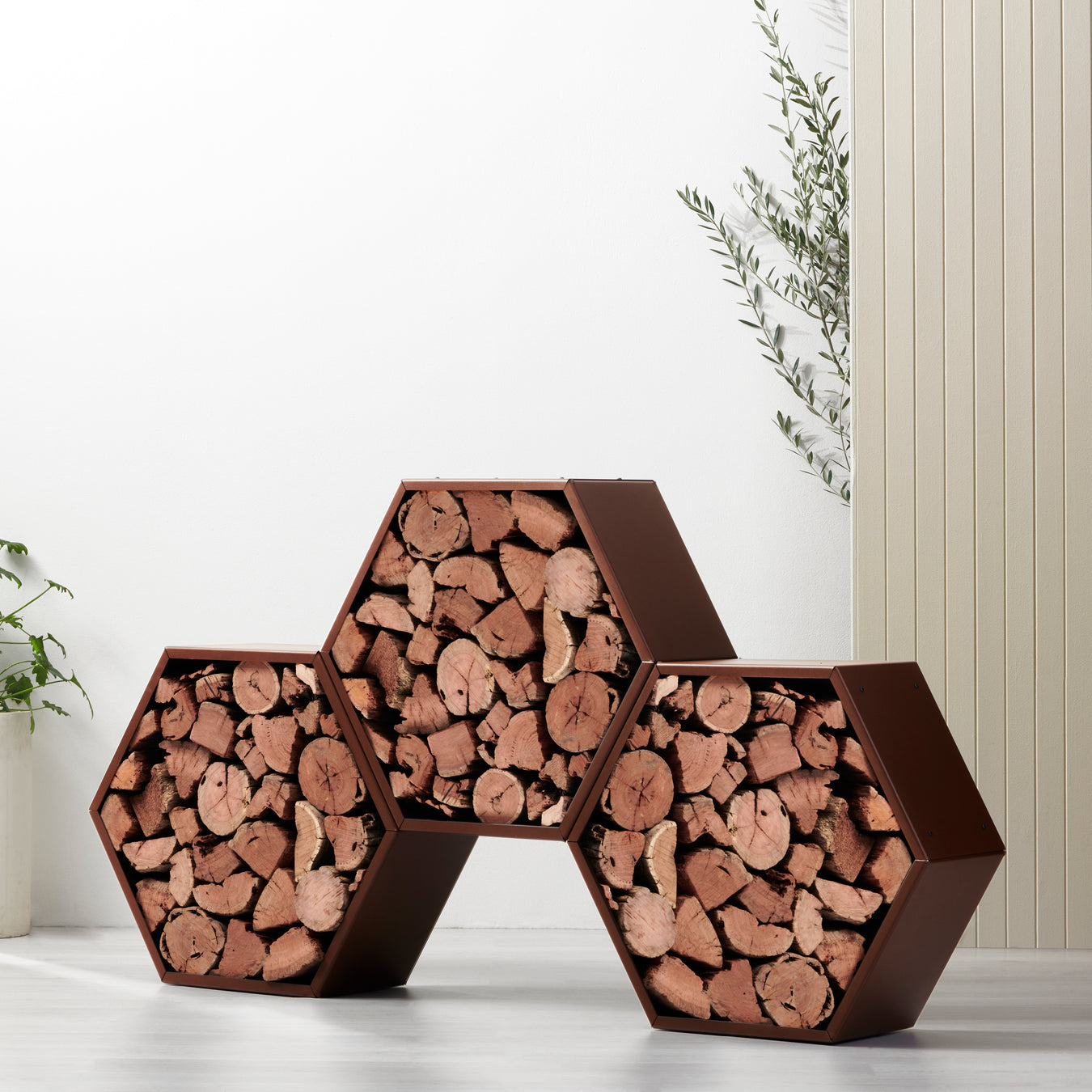 Firewood Stackers Firewood Storage Metal Trend